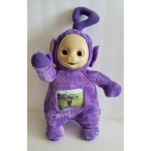 1998 Hasbro Playskool Teletubbies Tinky Winky Tummy Glow Purple Plush Doll